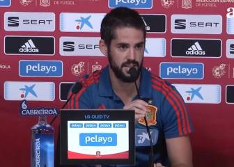 La dura respuesta de Isco a un periodista en la conferencia