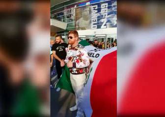 El 'falso Canelo' no podía faltar a la pelea y se robó las miradas