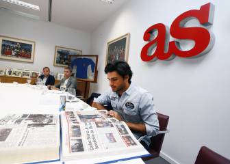 Los detalles de la visita de Sainz a la redacción de AS