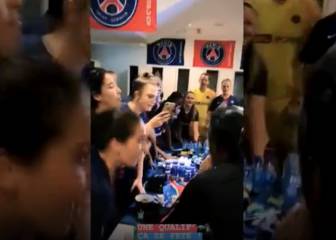 Endler participó en el clásico festejo del PSG femenino