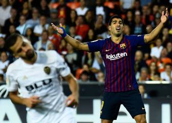 El Barça se atasca en Valencia y sigue peleado con la victoria