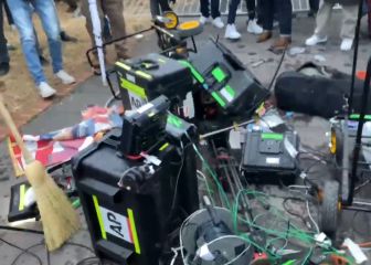 No quieren que se sepa lo que pasa: los asaltantes destrozan decenas de cámaras de Tv