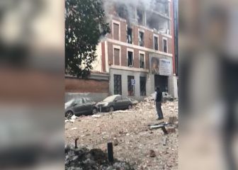 Calle Toledo gas explosion, captured moments after blast
