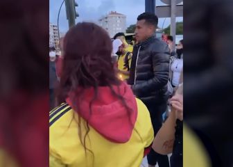 Jeison Murillo se une a manifestación en España