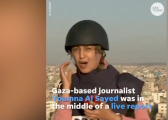 Periodista vive explosiones en pleno directo