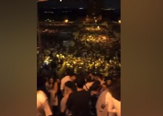 Las redes explotan por esto: las imágenes del multitudinario botellón en Ciudad Universitaria