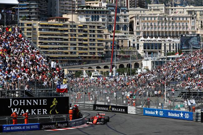 Vettel, este año en Mónaco.