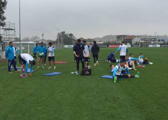 Amaral y García se entrenan por primera vez con Racing