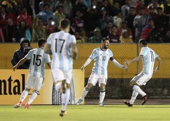 Ecuador 1-3 Argentina: resumen, goles y resultado