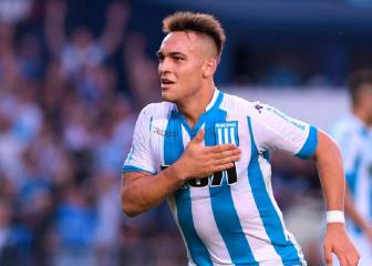 Lautaro entrena y se perfila como titular ante Libertad