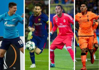 Los sudamericanos más destacados de la fecha europea