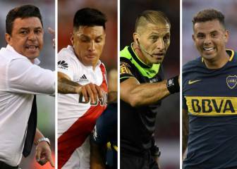 Los personajes del River-Boca