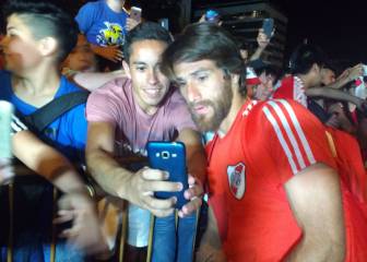 River, agasajado en Mendoza