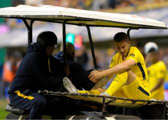 Benedetto se rompe el ligamento cruzado