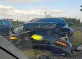 Perotti destroza su Porsche en un accidente de tráfico