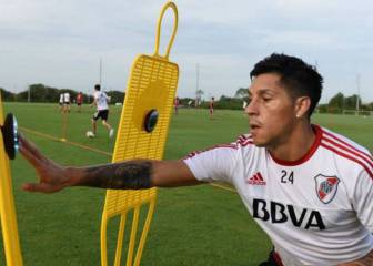 Enzo Pérez sigue siendo duda para la final de Copa