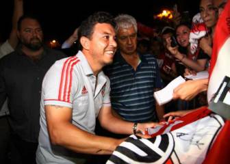 Una multitud recibe a River Plate en Mendoza