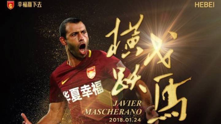 Oficial: Javier Mascherano a China