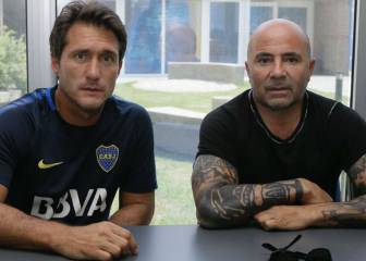 Sampaoli observó a Boca