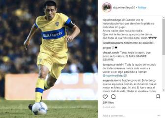 El hermano de Riquelme ataca a Gago... y luego se arrepiente