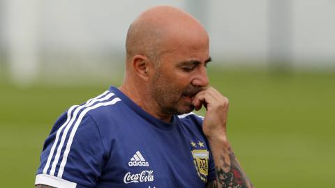 Sampaoli confirma el equipo: Agüero jugará en punta