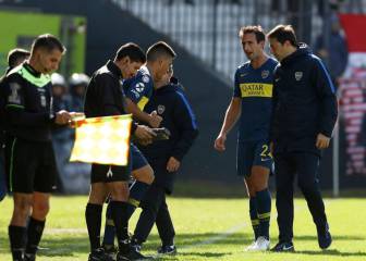Izquierdoz, desgarro en el isquiotibial: tres semanas afuera