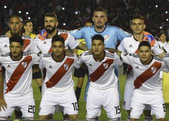 Formación de River hoy contra Boca en el Superclásico