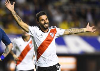 Formación de River contra Lanús en Superliga argentina
