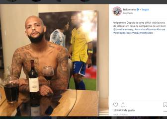 Felipe Melo mandó a enmarcar el día que encaró a Lio Messi