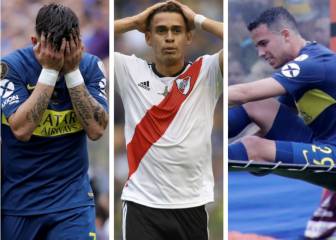 Lesionados y sancionados para el River - Boca del Monumental