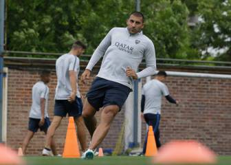 Boca entrenó pensando en la Superliga: Ábila dio el susto