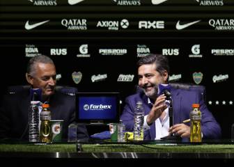 Así vivimos la presentación de Alfaro como DT de Boca