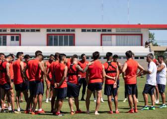 Holan volvió de las vacaciones y ya dirige a Independiente