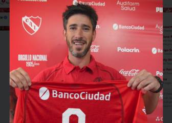 Pablo Pérez, presentado en Independiente: 