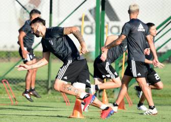 River se entrenó y repetiría equipo