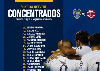 Boca sonríe: vuelve Nández y concentra frente a Lanús
