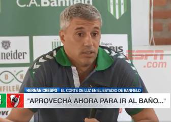 Crespo, rey del sarcasmo: esto dijo sobre Gallardo y el apagón