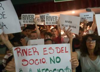 La asamblea de River aprobó el balance en una jornada tensa