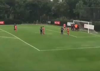 ¡Jugón! Golazo olímpico de Carrascal para la Reserva de River