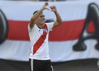 Quintero despidió a su abuelo y en River esperan por su vuelta