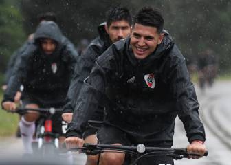 Palacios hizo fútbol y está más cerca de volver a las canchas
