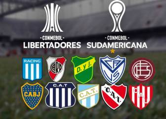 ¿Qué equipos van a la Copa Libertadores y Sudamericana?