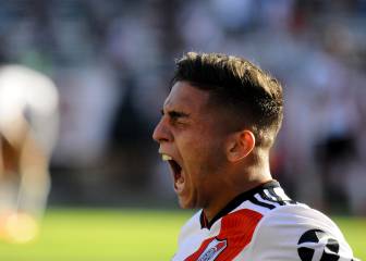 El sobrino nieto de Maradona debuta en River con gol