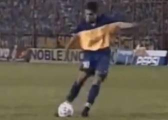 20 años del tiro libre perfecto de Román: ¡imparable al ángulo!