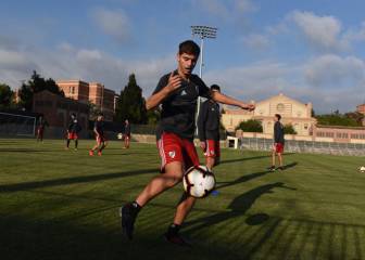 River se ejercitó en Los Ángeles