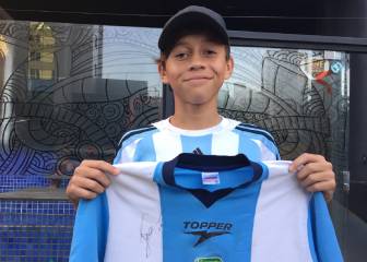 El niño que burló la seguridad para lograr una firma de Messi