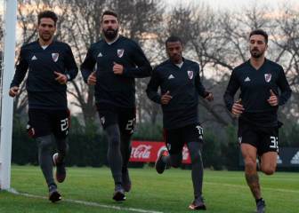 De La Cruz, Scocco y Pratto se entrenaron con normalidad