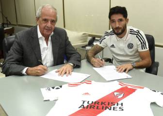 Casco firmó un nuevo contrato con River hasta 2022