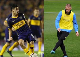 De Rossi-Capaldo, el doble 5 de Boca contra Almagro