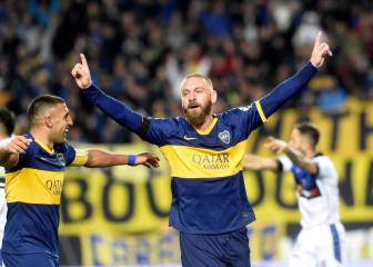Así fue el debut de De Rossi en Boca: 75', gol y amarilla
